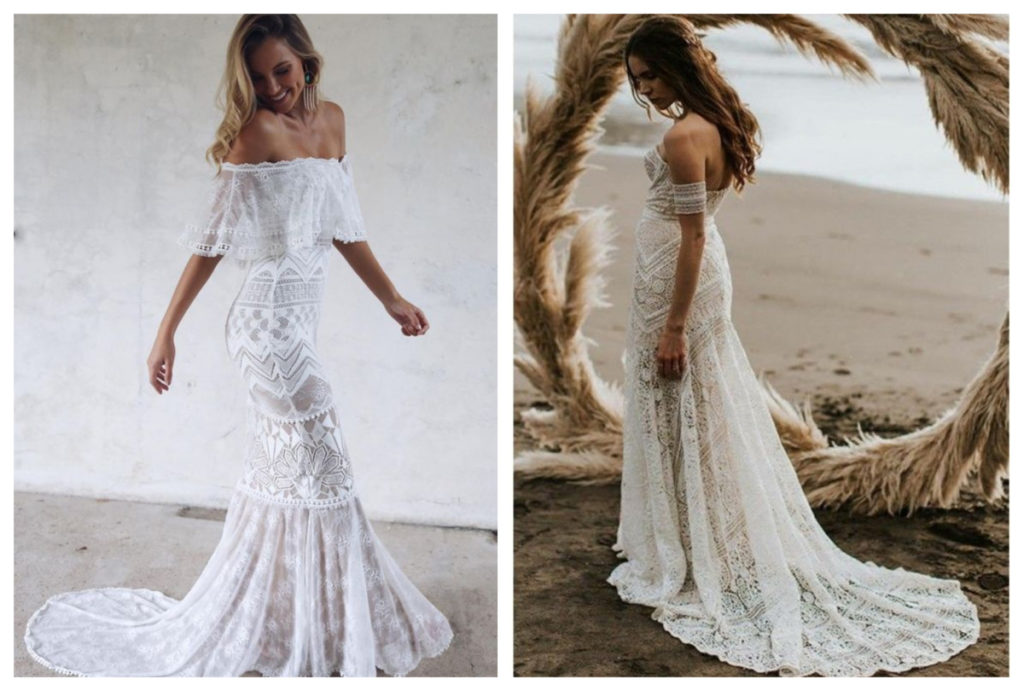 1583738000 Inspirations of looks for wedding brides on the beach