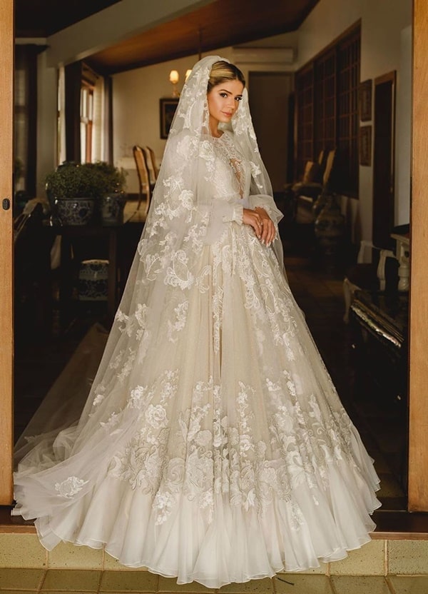 Thássia Naves' wedding dress