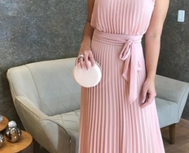1605501332 Daytime wedding dress long models for bridesmaids and guests