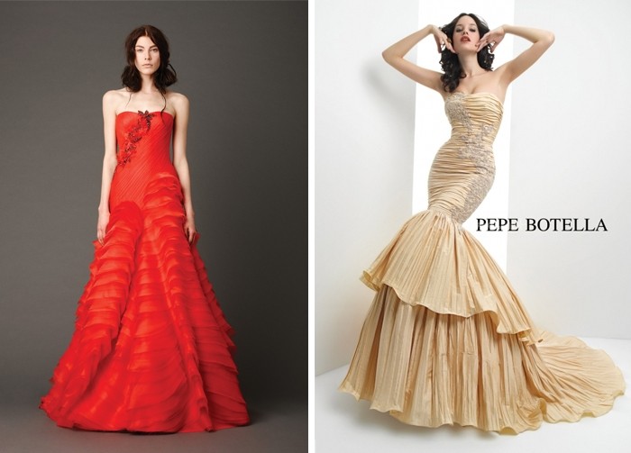 Colored wedding dresses 2013