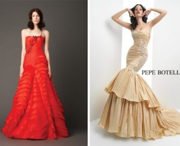 Colored wedding dresses 2013