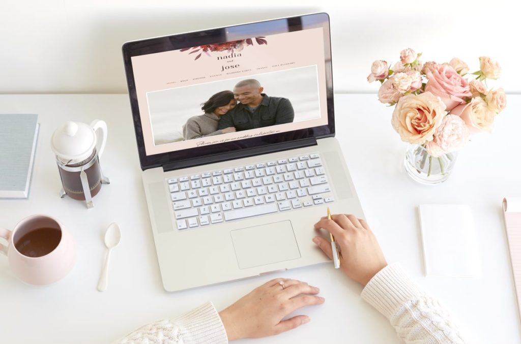 Are Minted wedding websites searchable?