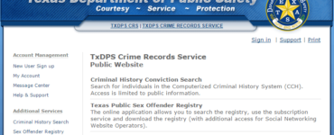 Are criminal records public in Texas?