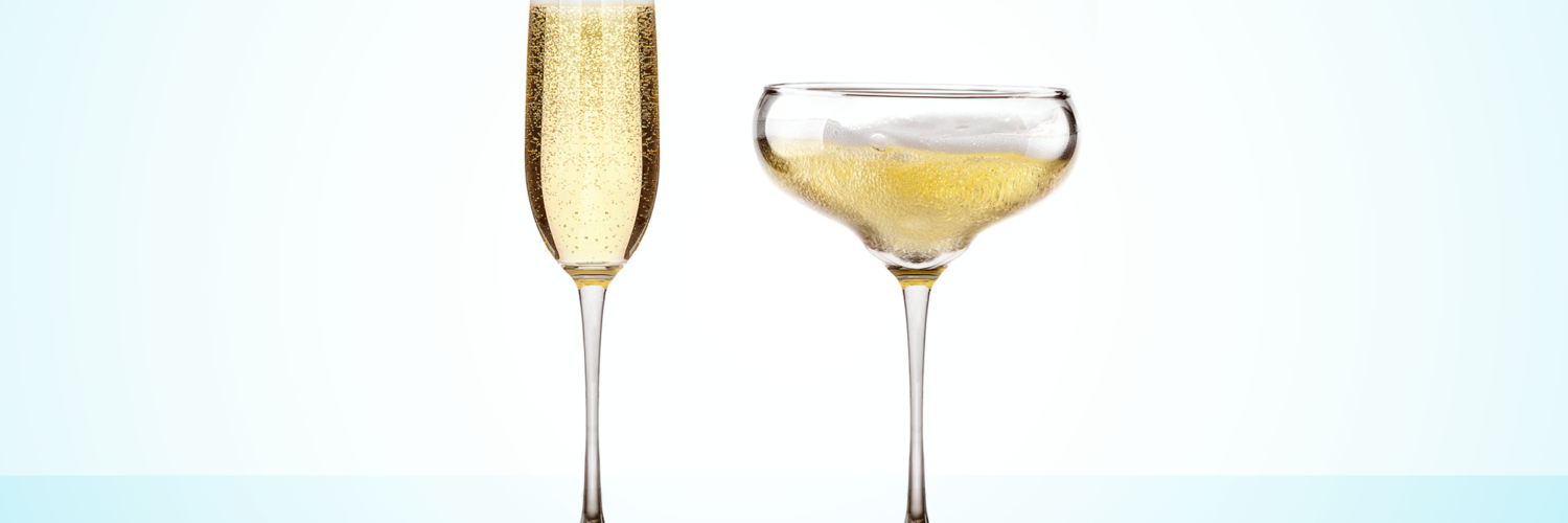 Are flutes or coupes better for champagne?