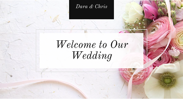 Are wedding websites a thing?