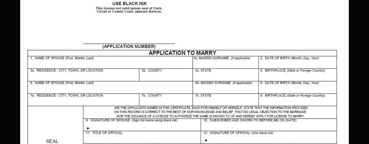 Can I get a marriage license online in Florida?