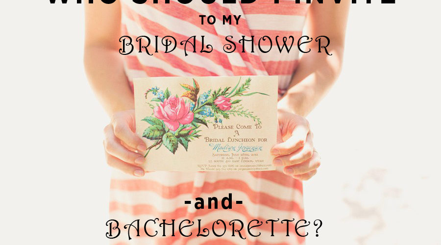 Can I invite someone to a bridal shower and not the wedding?