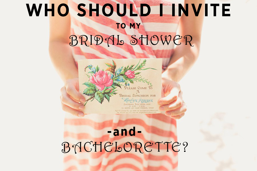 Can I invite someone to a bridal shower and not the wedding?