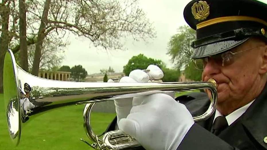 Can Taps be played at a civilian funeral?