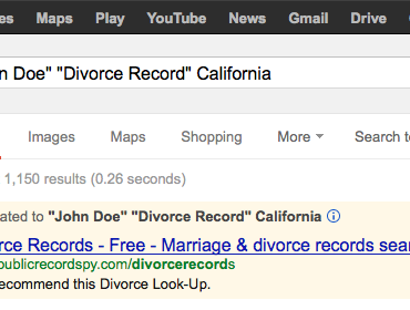 Can i find divorce records online UK?