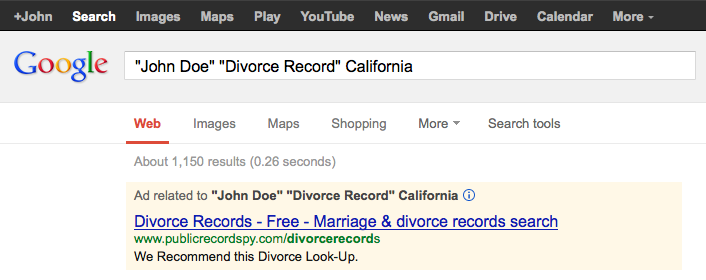 Can i find divorce records online UK?