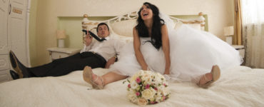 Can the bride and groom sleep together the night before the wedding?