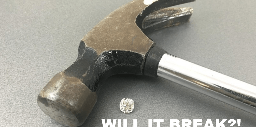 Can you break a diamond with a hammer?