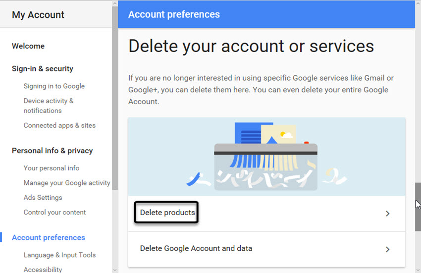 Can you delete a Gmail account?