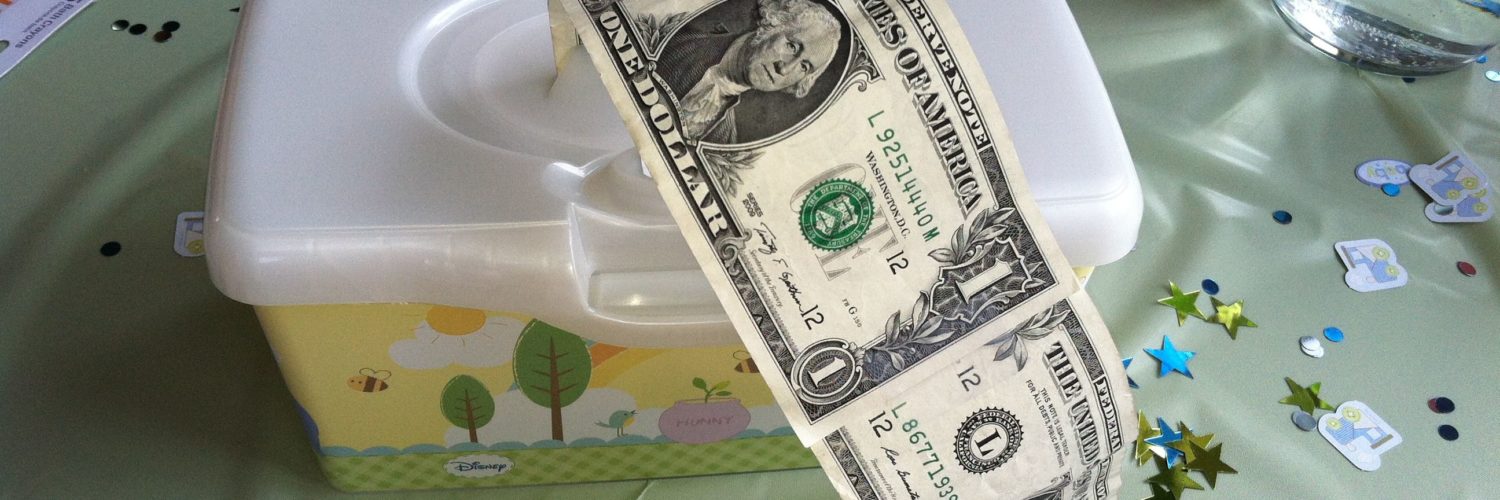 Can you give cash at a baby shower?