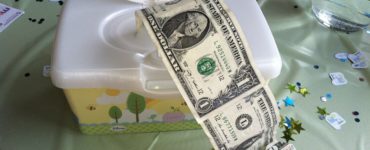 Can you give cash at a baby shower?