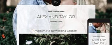 Can you make your wedding website private?
