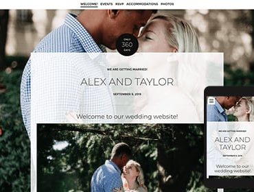 Can you make your wedding website private?