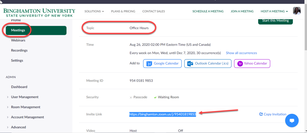 Can you reuse a zoom meeting link?