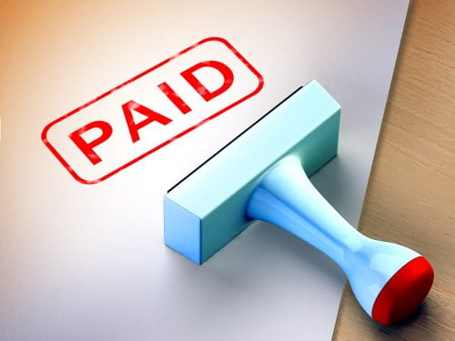 Can you still get paid with unresolved issues?