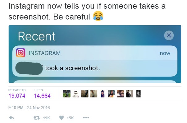 Can you tell if someone screenshots your Instagram?