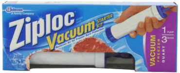 Can you vacuum seal ziplock bags?