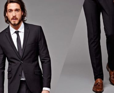 Can you wear brown shoes with a black tux?