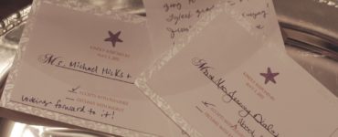 Can you write a note on a wedding RSVP?