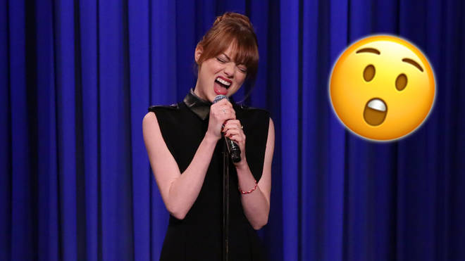 Did Emma Stone really sing in Easy A?