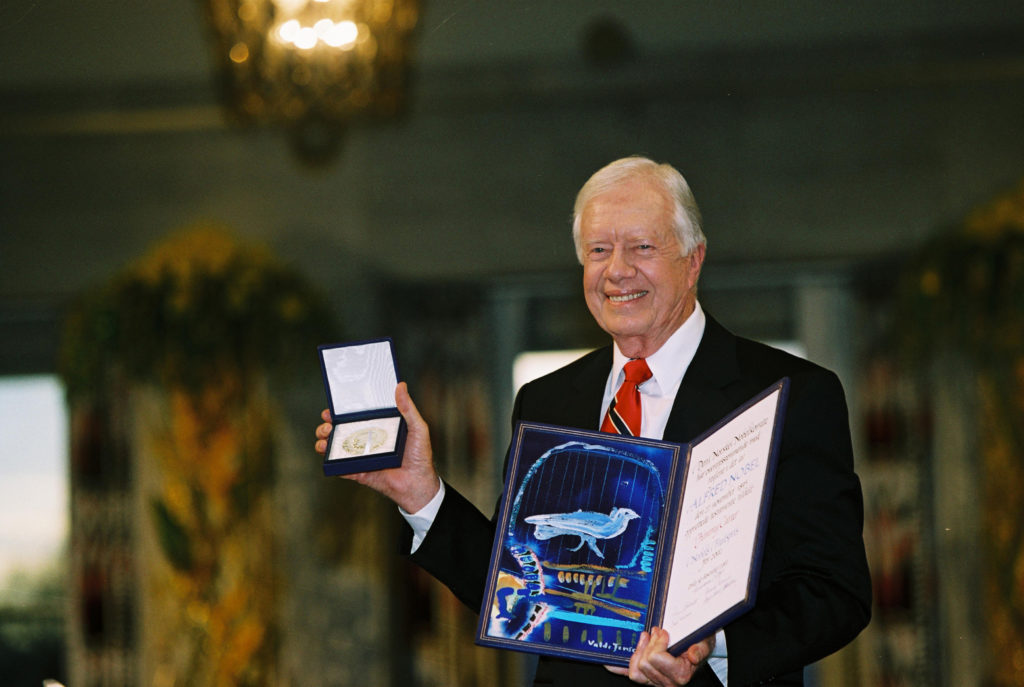 Did Jimmy Carter win a Nobel Peace Prize?