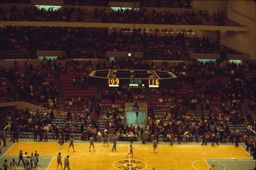 Did the Pistons play at Cobo Hall?