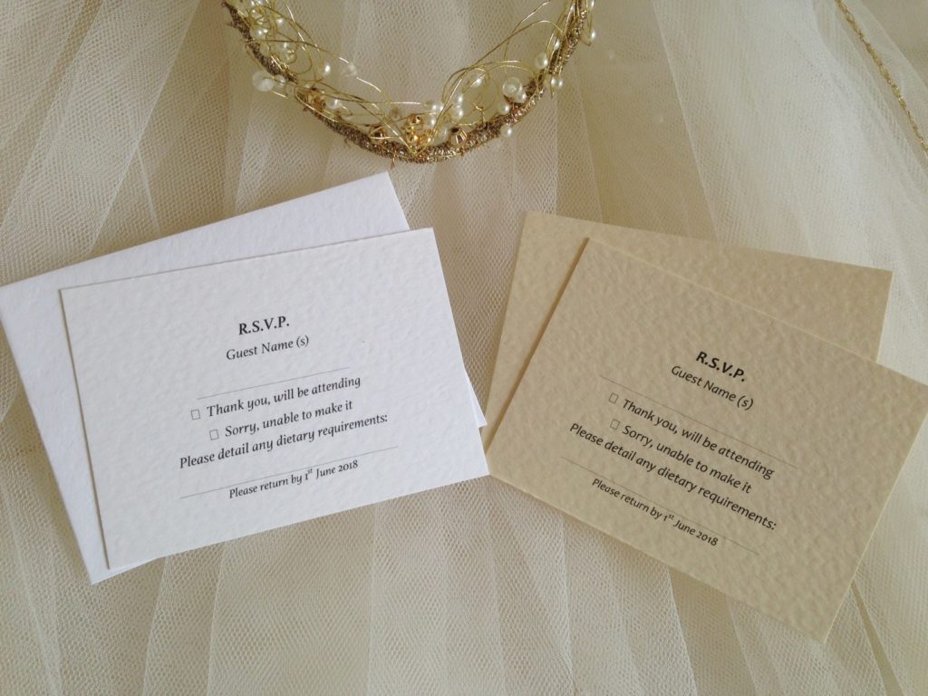Do RSVP cards need an envelope?