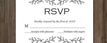 Do you only RSVP if you are going?