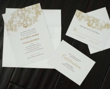Do you put reception to follow on wedding invitations?