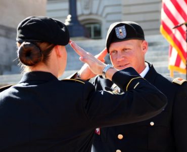 Do you salute a retired officer?