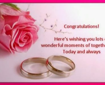 Do you say congrats for engagement?