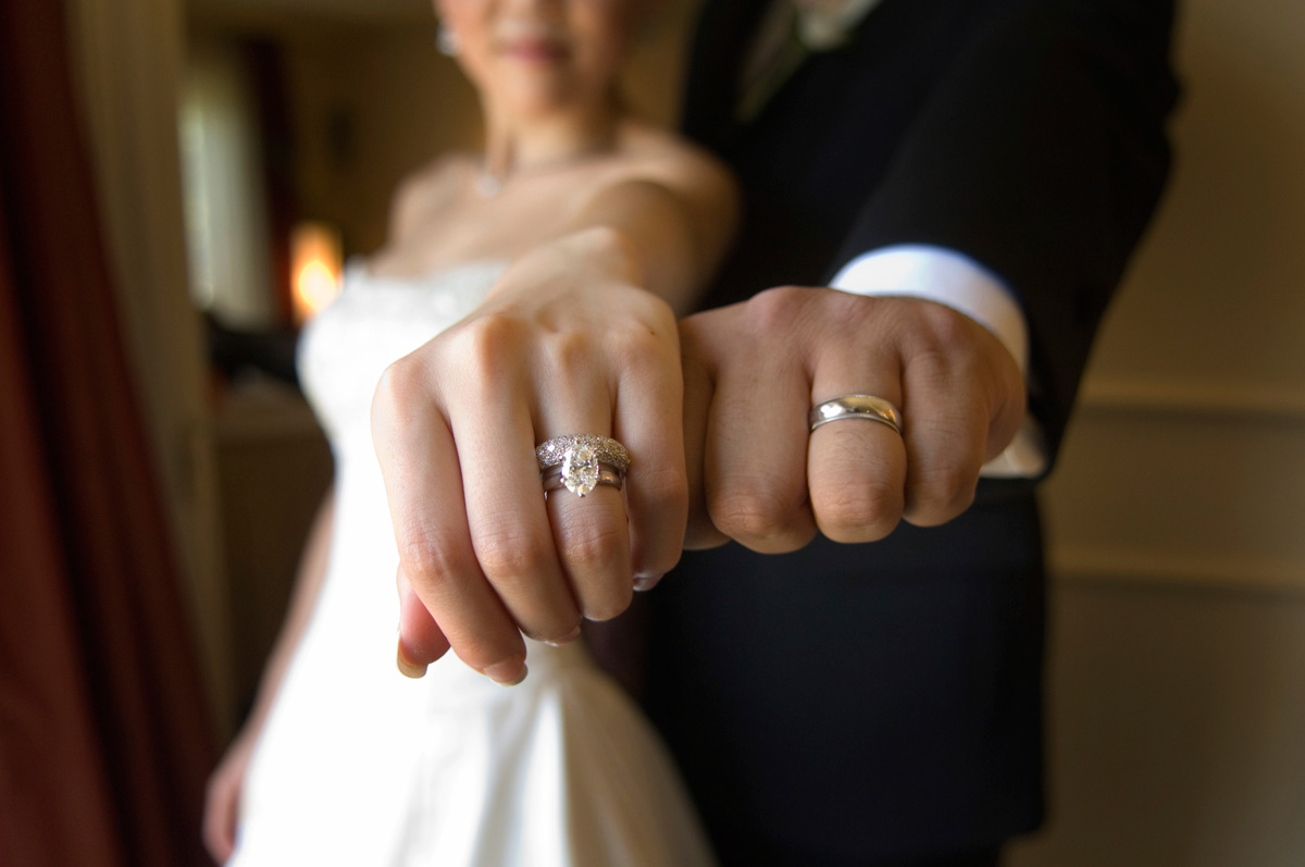 Do you wear your engagement ring after you get married?