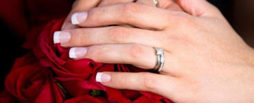 Do you wear your engagement ring when you walk down the aisle?