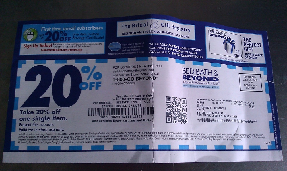 Does Bed Bath and Beyond accept expired coupons?