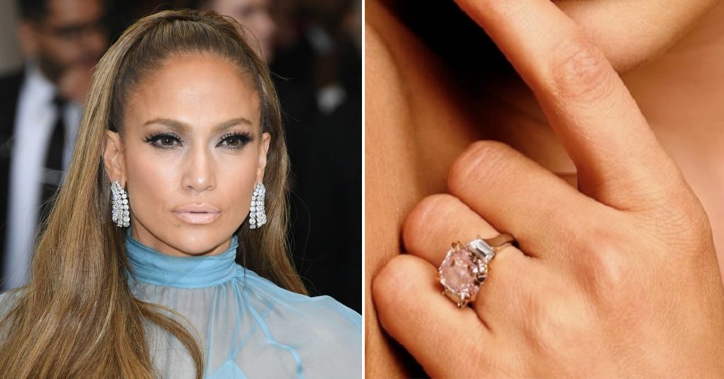 Does JLo keep her engagement rings?