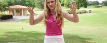 Does Kathryn Newton play golf?