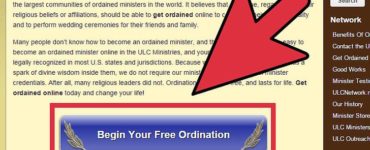Does Maine allow online ordained?