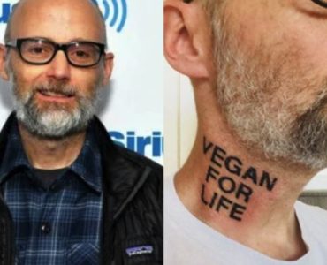 Does Moby have a neck tattoo?