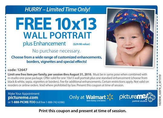 Does Walmart do family portraits?