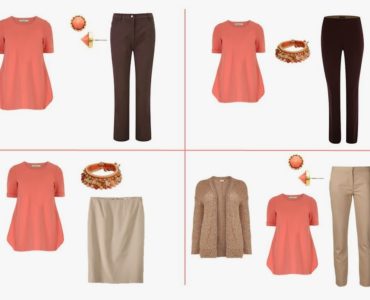 Does coral and brown go together?