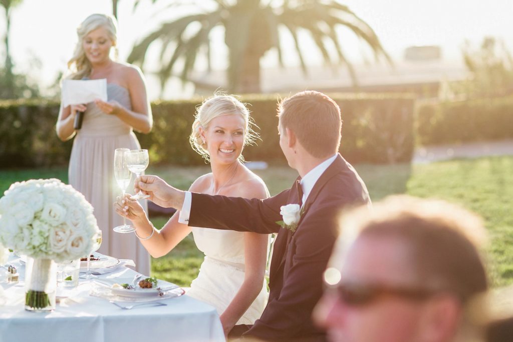 Does the best man or maid of honor speech first?