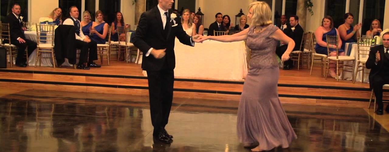 Does the groom dance with his mother?