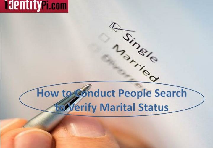 How can I check someone's marital status?