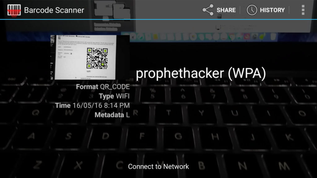 How can I get WiFi password without QR code?