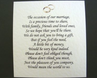 How can I have a wedding with no money?